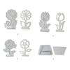 Silicone Flower or Base Casting Mold for Spring Crafting and Home Decoration Candle Making Resins Cement Gypsum Mould