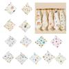Gentle & Breathable Cotton Towel Handkerchief Wipes Baby Washcloth 6 Layers Baby Bibs Versatile Square Wipes for Bathing