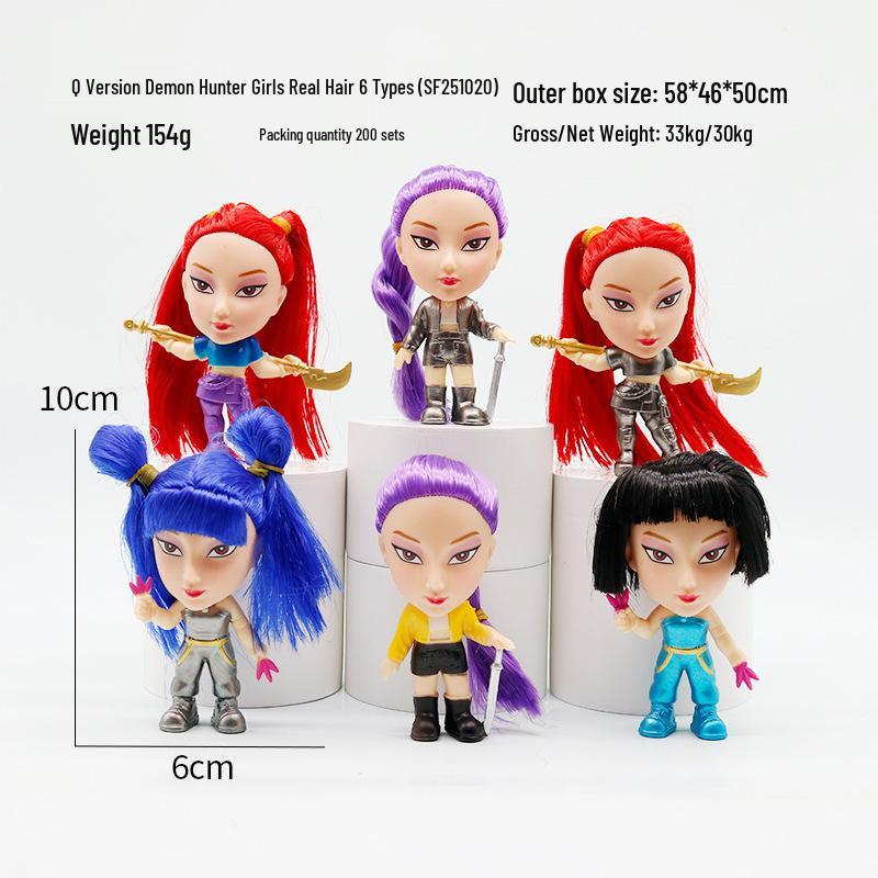 Cross Demon Hunter Rumi & Mimi K-Pop Figure Model Blind Box Ornament