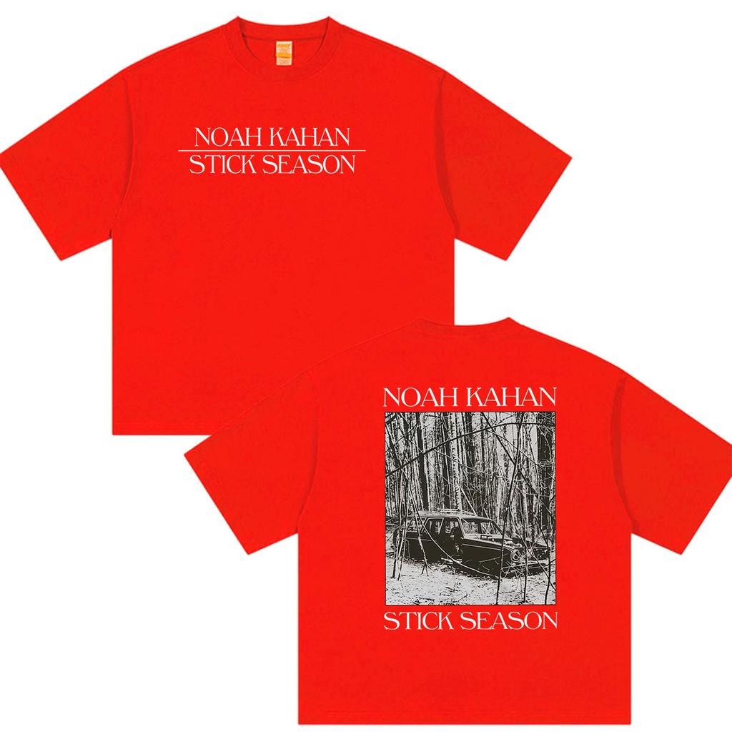 Noah Kahan Stick Season Tour 2026 Graphic T Shirts Unisexs Hip Hop Vintage Fashion Cotton Short Sleeve Tshirts Unisex Streetwear