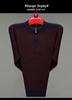 Men's Thick Warm Wool Half-Zip Sweater for Autumn/Winter - Middle-aged Base Layer Dad's Outfit