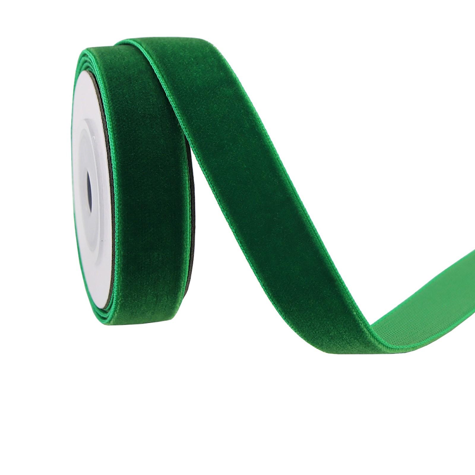 Бархатная лента Односторонняя неэластичная флокированная лента Бархатная лента Лента для подарочной упаковки 1