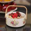 Ceramic Three-Tier Pastry Stand: English-European Style Fruit Bowl, Cake, Candy, and Snack Plate for Afternoon Tea.