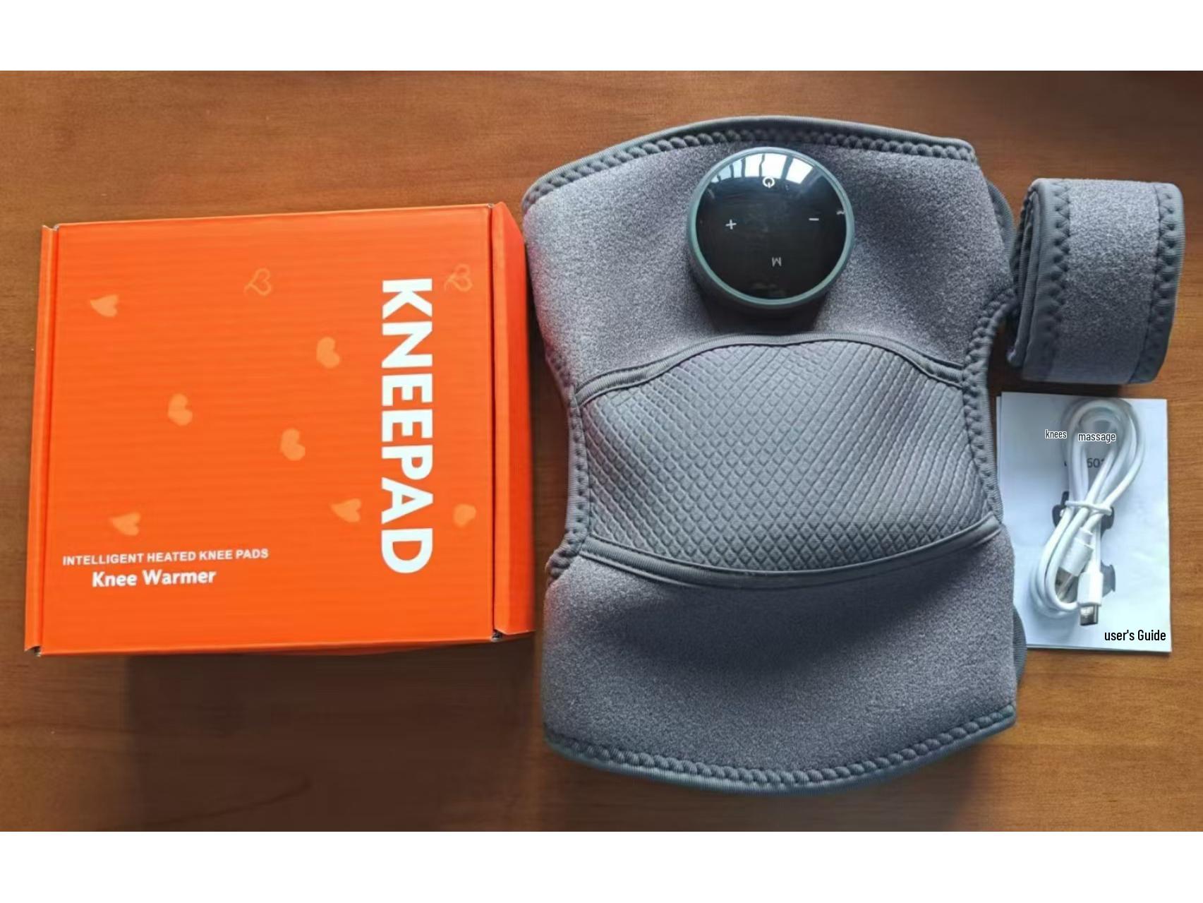 USB Electric Heated Knee Massager - Cross-Border Hot Compress and Support Single