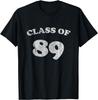 Vintage 36th Birthday Decorations Vintage Class of 1989 36 Years Old TShirt Graphic T Shirts Individuality Couple Ropa Hombre