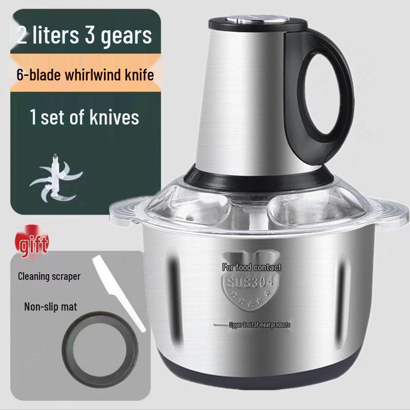 2025 Electric Meat Grinder: Multifunctional Household & Commercial Food Processor for Meat, Vegetables, & Garlic