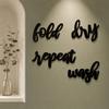 Wooden Letters for Wall Stickers, Self-Adhesive Art Decor, Retro 3D Three Dimensional Letter Signs English Words Stickers Home Living Room Bedroom