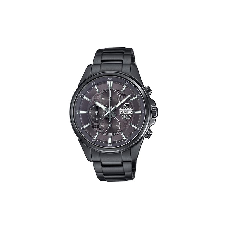 

Casio EDIFICE Metal Series IP Black Particle Coated Racing Quartz Movement Stainless Steel Strap Japanese and Korean Watch Men s EFB-509GY-1AVUPR чёрный