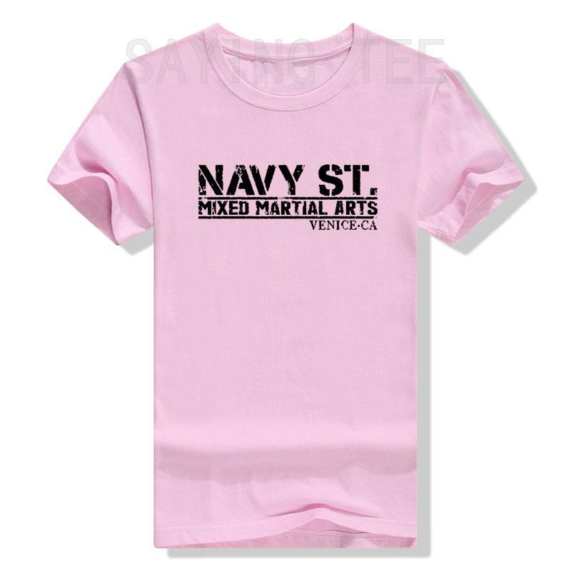 Navy Street Kingdom MMA Mixed Martial Arts Gift T-Shirt Letters Printed Saying Tee Tops Graphic Outfit Cool Short Sleeve Blouses