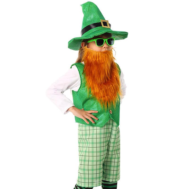 St. Patrick's Day Irisches Kostüm Cosplay Anzug St. Patrick's Day Cos Kleeblatt