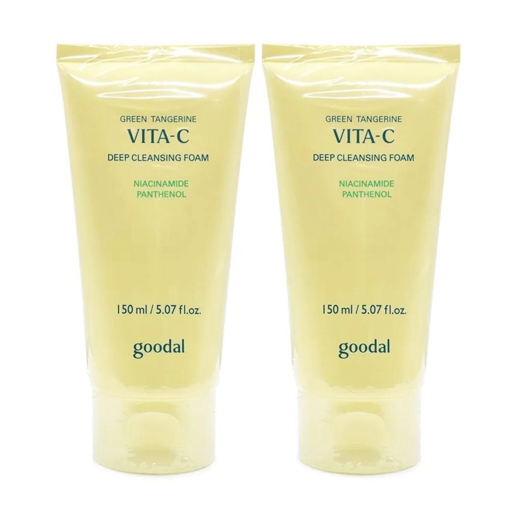 Goodal Green Tangerine Vita C Deep Cleansing Foam 150ml x2ea