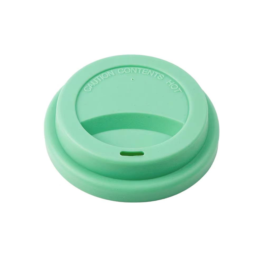 9/9.5cm Dustproof Leakproof Silicone Cup Lid, Healthy Round Cover for Mugs