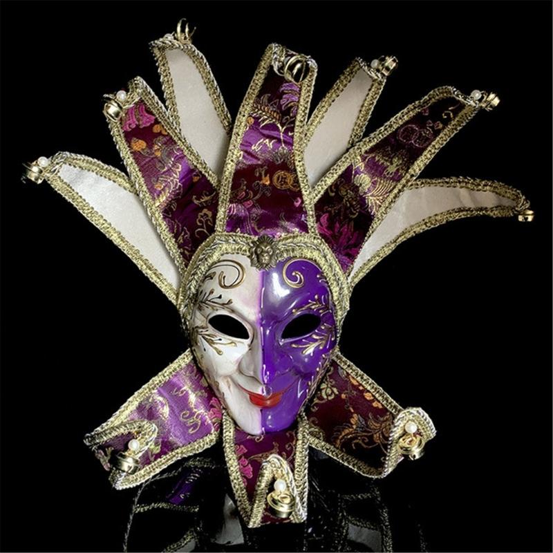 Masquerade Mask Halloween Full Face Mask Masquerade Full Face Mask Costume Accsessory for Halloween Carnivals Party