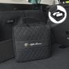 Car Leather Storage Bag High-capacity Auto Trunk Handbag For Alfa Romeo 156 159 147 4C 8C 166 Giulia Giulietta Mito Stelvio zj5