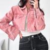 New ArrivalS Open Run Women S Vintage waSh Crop caSual Denim Jacket