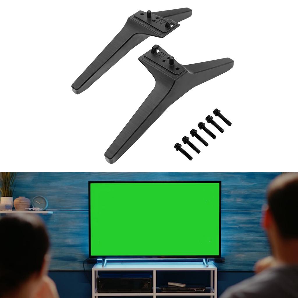 Náhradní nožičky na podstavec Plastový držák na TV stojan se šroubem Univerzální základní stojan pro UJ60 UK60 UM69 UJ63