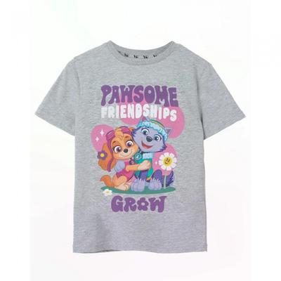 Girls Pawsome Friendships Marl T-Shirt