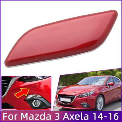 Stoßfänger vorne Scheinwerferreinigungsdüse Abdeckkappe für Mazda 3 Axela 2014 2015 2016 Lackierte Scheinwerferreinigungsdüse Abdeckung