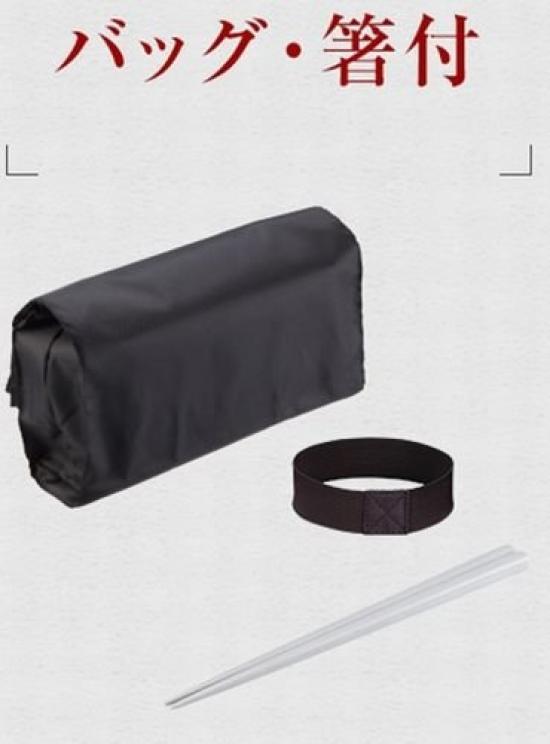 Asvel Lantus FL Lunch Box with Two-Tier Back, Silver, SS-T640