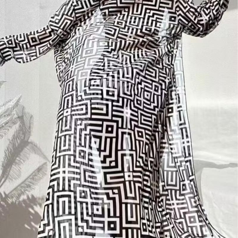 Women's Gradient Print Tankini Swimsuit with Shorts - Modest Tummy Control Swim Dress with Double Straps