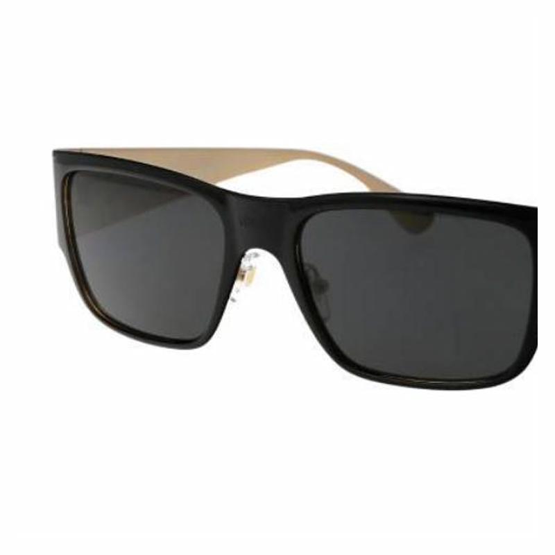 Versace Personalized Design Metal Square Sunglasses Men's Black 19475894 0VE2262143387-black 56
