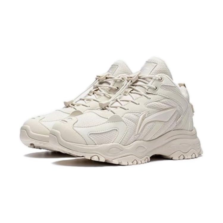Li Ning Kids Sports Lifestyle Series Low-Top Casual Shoes Kids sneakers Swan-White YKCS210-9
