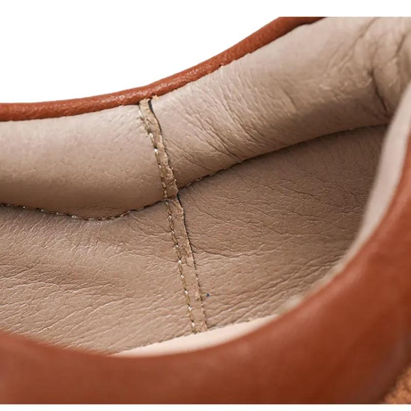 New Men Casual Shoes Handmade Leather Comfortable Men's Shoes Quality Split Leather Flat Moccasins Men Sneakers