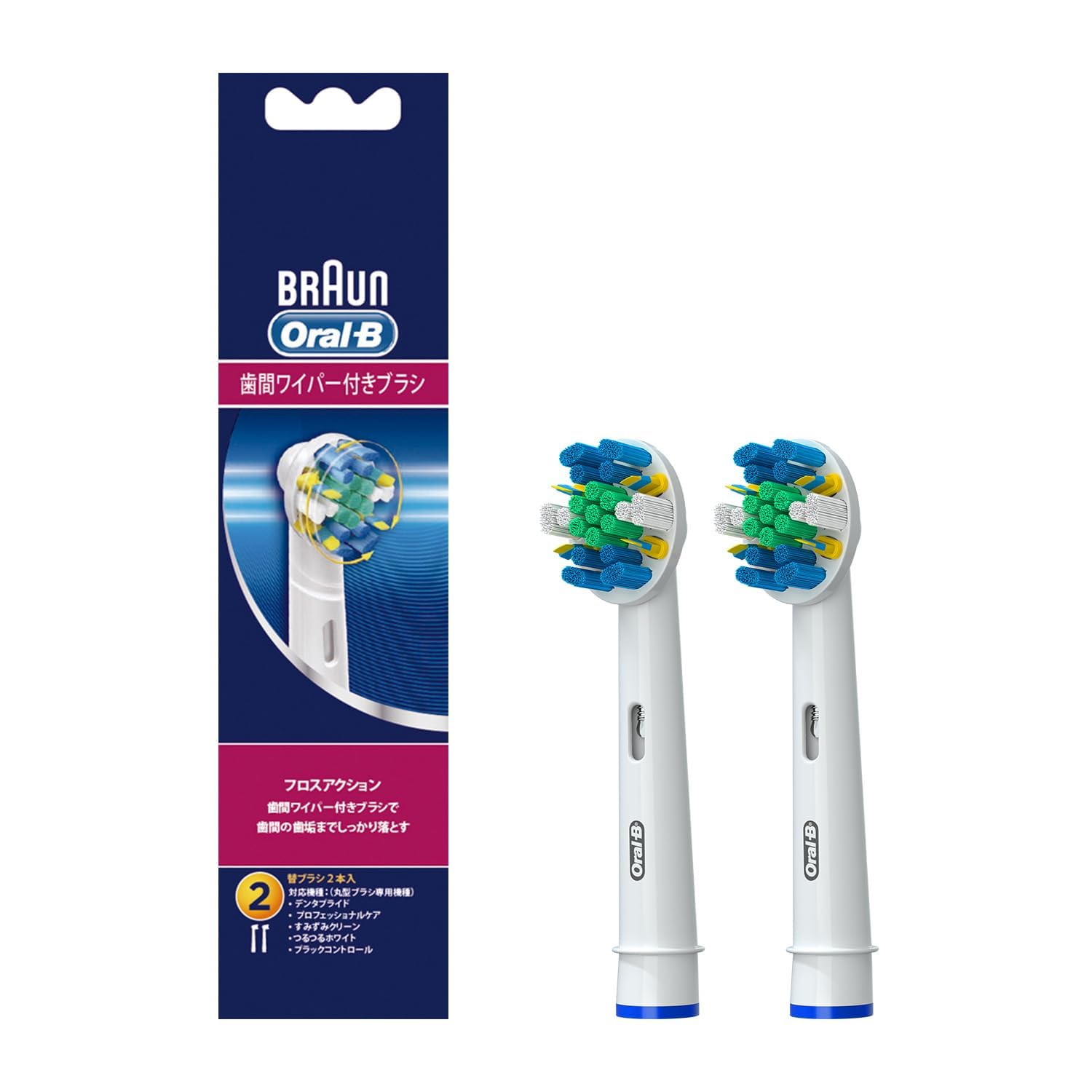 

Змінна щітка Braun Oral B Genuine Product у рази більша ефективність видалення зубного нальоту, ніж сумісна Interdental Wiper 6 місяців [10 продуктів] (2 білий