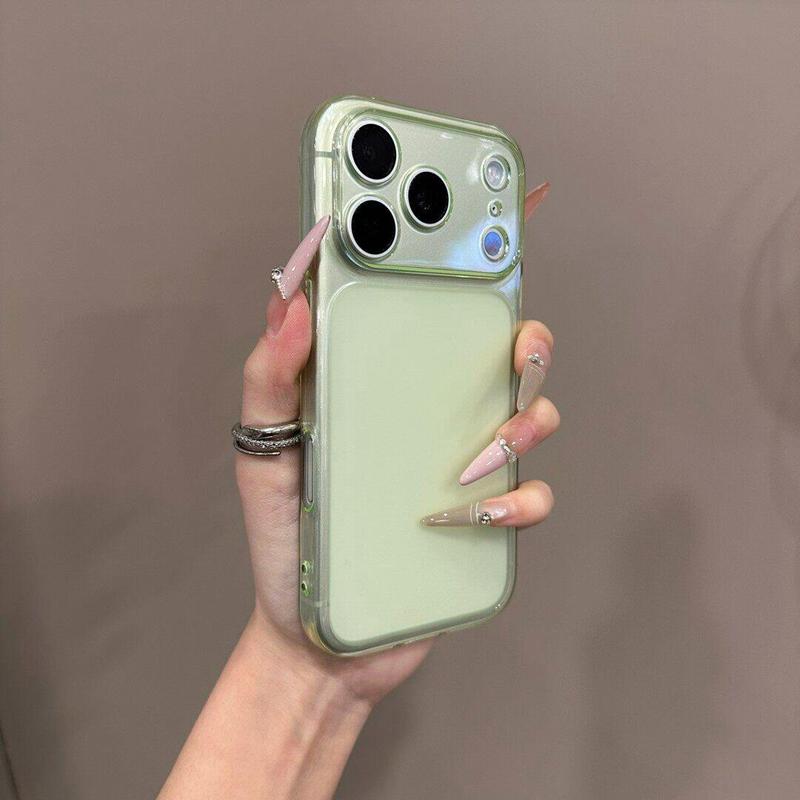 Luxury Transparent Soft TPU Phone Case For iPhone 11 12 13 14 15 16 17 Pro Max Shockproof Clear Bumper Back Cases Cover