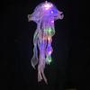 LED Night Light Gradient Jellyfish Pendant Colorful Lamp Ornament Decorative Night Lamp Gift for Friends And Children