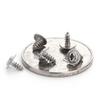304 Stainless Steel Phillips Self-Tapping Screws W/ Washer, Round Head, Multiple Sizes