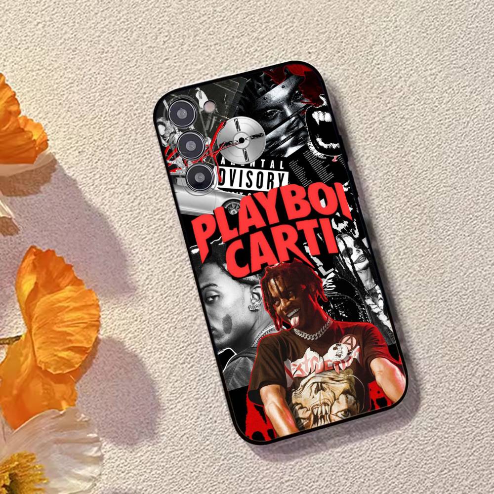 Rapper P-Playboi Carti Phone Case For Samsung Galaxy A73,A72,A71,A70,A53,A52,A51,Soft Silicone Black Cover