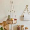 With Handmade Tassels Macrame Plant Hanger Net Wall Hanging Plant Pot Holder Flower Pots  Indoor
