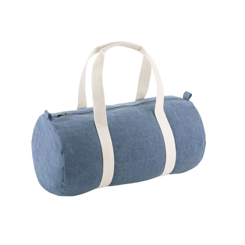 Bagbase Barrel Denim Duffle Bag