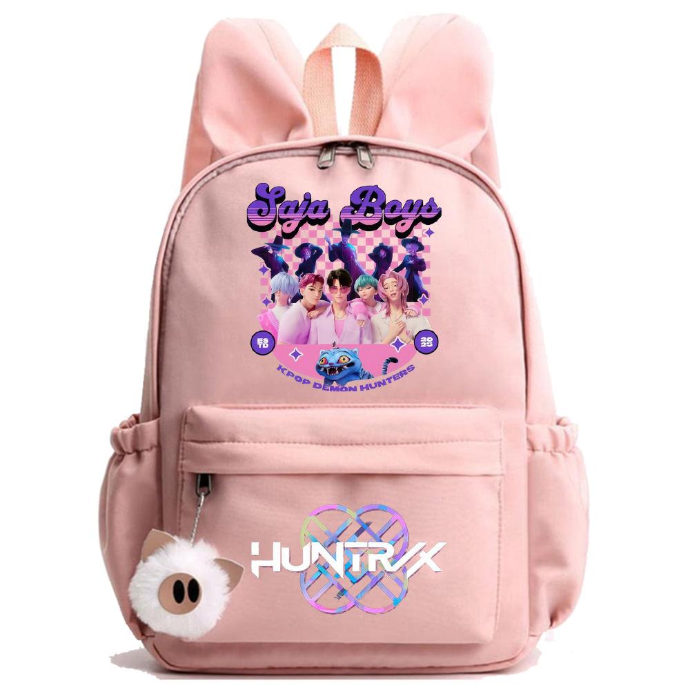 Anime K-Pop Nadrukowany Wodoodporny Plecak Uczeń Nastolatek Tornister dla Chłopca Dziewczyny Tornister Torba Szkolna Kobiety Duża Pojemność Torba Podróżna Prezent dla Dziecka Mochila
