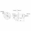 2-Wires 30A Electrical Slip Ring Collector Ring Wind Turbine Generator Slip Ring