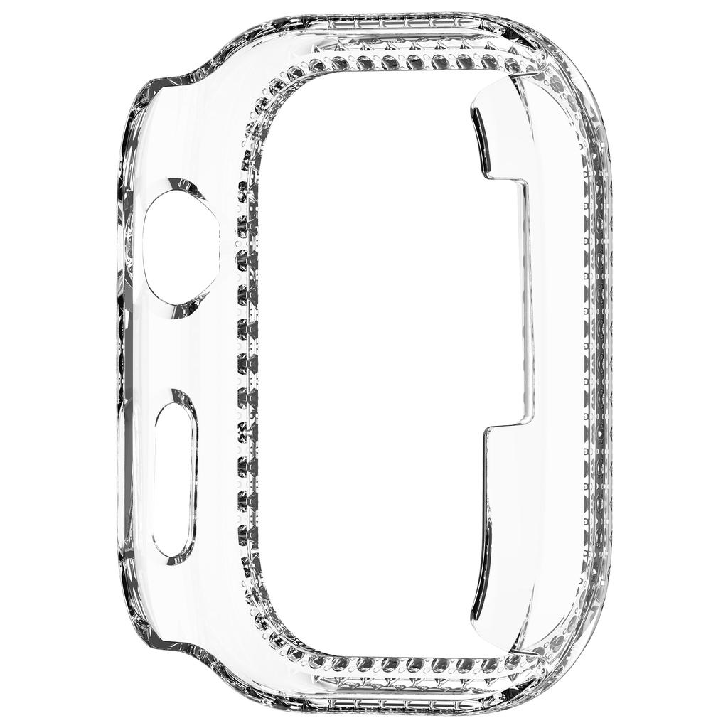 Dla Huawei Watch D2 Przezroczyste Etui na Zegarek Ozdobne Cyrkonie Wydrążony Design Pokrowiec na Zegarek PC