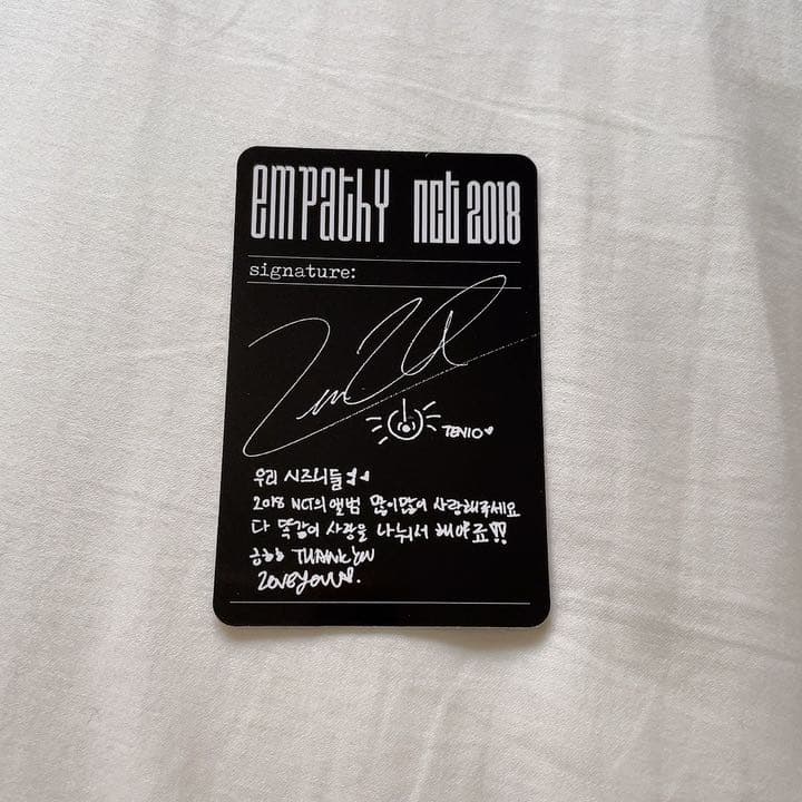 [USED] NCT2018 Ten Photocard