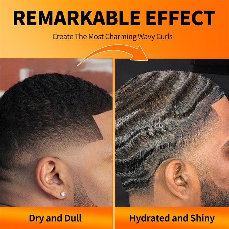 360 Wavy Frizz Gel Control Sevich Strong Hold Nourishing Scalp Wave Cream Φυσική κατά της τριχόπτωσης Πομάδα μαλλιών από πηλό για Αφρικανούς μαύρους άνδρες