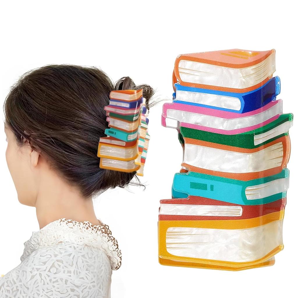 Haarklammern für Buchliebhaber – Süßes Accessoire zum Schulanfang für dünnes Haar