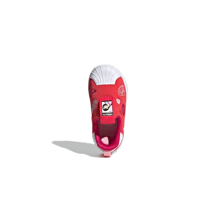 Adidas Originals SUPERSTAR 360 Slip Resistant Low top Toddler Shoes Red Infant And Toddler Q46309