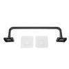 Self-Adhesive-Towel Rod Towel Bar Stick-On Wall Bath Towel Holder Rail Rack