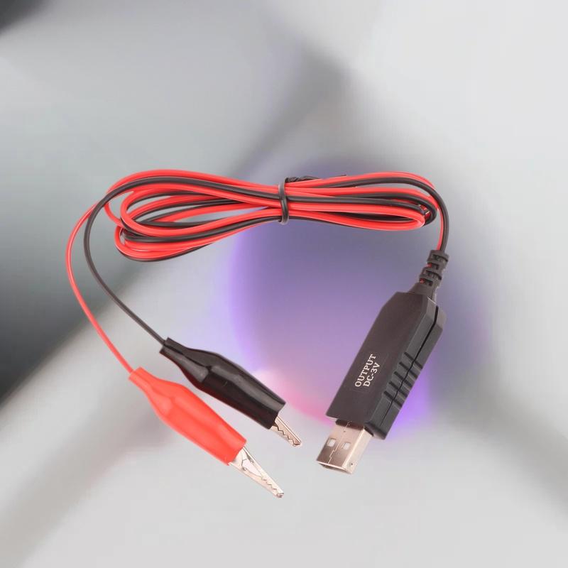 Specialized 5V to 3V USB Power Converter Cable for Multimeter, Microphone, Medical Devices, and Toy's Remote