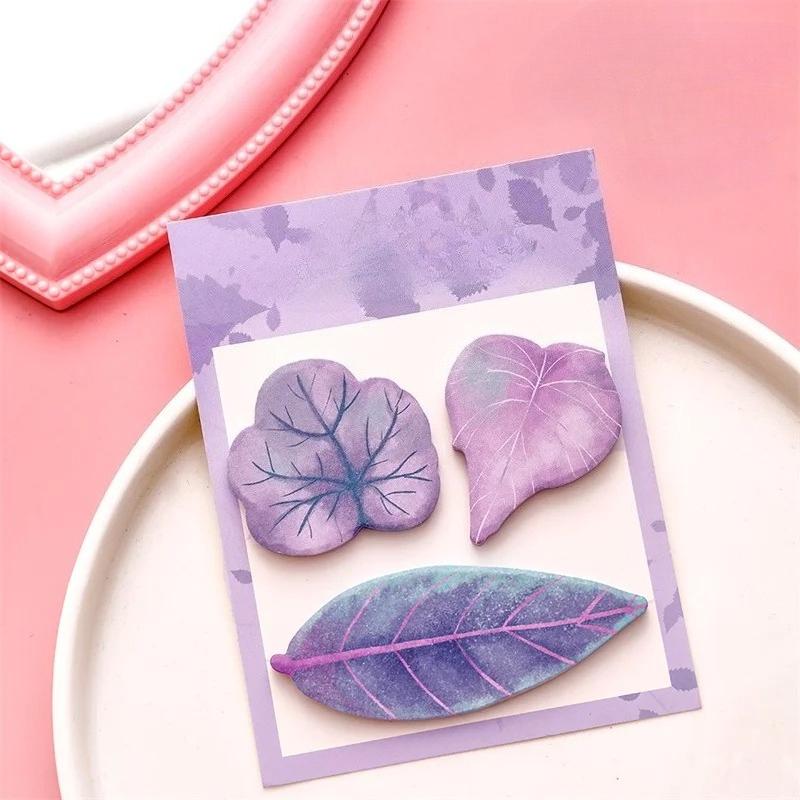 60 vellen Kawaii gekleurde blad memoblokken Eenvoudige scrapbooking sticker Schoolbenodigdheden Post plaknotities Kantoorpapier