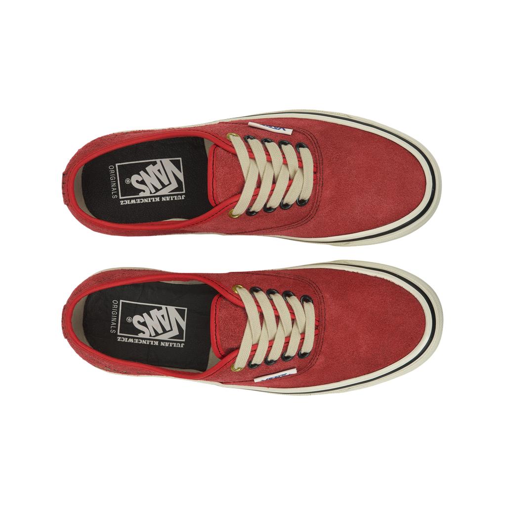 Vans Vault OG Authentic SP LX Julian Klincewicz Pantofi de căprioară, roșu cireș, unisex, din piele de căprioară, roșii cireșe VN0A5DYGAR4