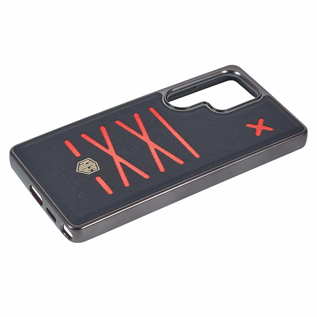 KIGC For Samsung Galaxy S25 Ultra Case Compatible with MagSafe Hybrid Phone Back Cover Cross Line Design