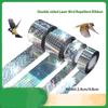 Vogelschutz Holografisches Band 1 Rolle Doppelseitiges Reflektierendes Abschreckungsband Kein Schaden für Vögel für den Außenbereich Garten Obstgarten
