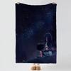 Anime L-Luo Xiaohei-i Throw Thick Comfort Flannel Quilt, Multi-scene Use Indoor Outdoor Daily Nap