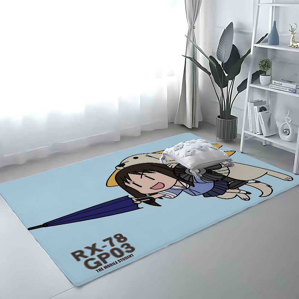 Azumanga Daioh Osaka Ayumu Floor Mat Bathroom Absorbent Mat Simple Door Dirt-resistant Mat Home Kitchen Mat Foot Mat Entry Mat