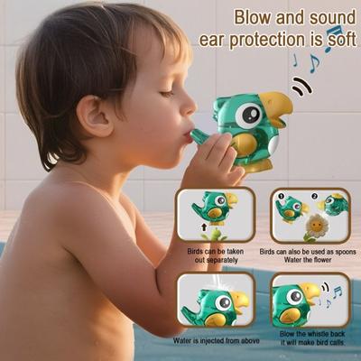 Bath Toys for Toddlers Baby Waterfall Bathtub Toy with Suction Cup Interactive Bath Toy Kids Bath Tub Shower Playset Summer Birthday Gifts